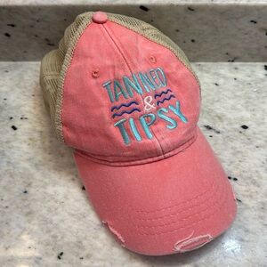 Tanned and Tipsy adjustable ball cap